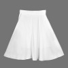 Custom Personalized High Waist Bowknot Front A-line Skirt