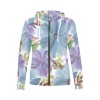 Women's All Over Print Full Zip Hoodie (Model H14)