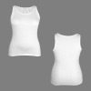 Custom Personalized Women's Solid Color Sleeveless Tank Top