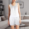 Custom Individualized Women's Round Neck Tank&Shorts Pajama Sets