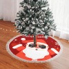 Thick Fringe Christmas Tree Skirt 48"x48" inch