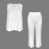 Custom Individualized Sleeveless Tank Top & Wide Leg Pants Set