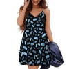 Strapless Halter-Neck Dress