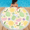 Circular Beach Shawl 59"x 59" (Woven fabric)