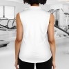 Custom Specialized Sleeveless Polo Shirts Zip Up Sports Tank Tops
