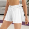 Custom Specialized Women's Drawstring Waist 2 In 1 Sports Shorts