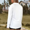 Custom Personalized Women's Lapel Half Zip Long Sleeve T-Shirt