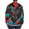 Men's Striped Trim Bomber Jacket