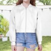 Custom Personalized Girls Casual Zip-Up Jacket