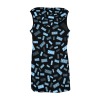 Drawstring Sleeveless Hooded Dress