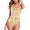 Women's Halter Neck Gather Chest Swimsuit (S52)