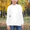 Girls' All Over Print V-Neck Sweater