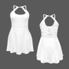 Custom Specialized Buckle Back Cutout Pocket Sport Dress