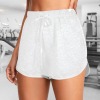 Custom Personalized Women's Contrast Binding Drawstring Waist Track Shorts