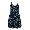 Strapless Halter-Neck Dress