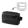 Black PU Toiletry Bag (Top Custom)（Made In USA）