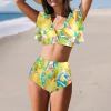 Women's Ruffle Sleeve Bikini Swimsuit