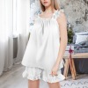 Custom Personalized Women's Ruffle Hem Pajama Sets