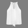 Custom Individualized Sleeveless Choker Neck Blouse