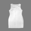 Custom Personalized Sleeveless Boat Neck Bodycon Dress
