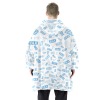 Men's All-over-print Oversized Hooded Blanket