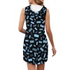 Drawstring Sleeveless Hooded Dress