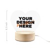 Custom Heart Shaped Acrylic Photo Panel