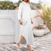 Custom Specialized Women's Button Long Sleeve Shirt Dress