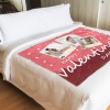 Custom Soft Fleece Throw Blanket(50"x40")