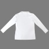 Custom Personalized Women's Lapel Half Zip Long Sleeve T-Shirt