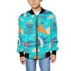 Kids' All Over Print Bomber Jacket (Model H40)