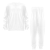 Girls' Round Neck  Long Sleeve Cozy Pajama Set