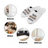 Custon Men's Cotton Non-Slip Warm Slipper