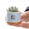 Personalized Ceramic Flowerpot