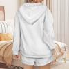 Custom Personalized Women's Plush Hooded Pajama Set