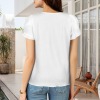 Custom Specialized Women's Round Neck Ruffle Sleeve Blouses