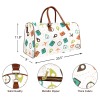 Large Capacity Travel Bag-Large (Brown Short Patch) (1737)