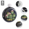 5oz Round Hip Flask (One-Sided Printing)