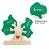 Wooden Tree Family Puzzle with 5 Names