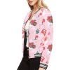 Women's All Over Print Bomber Jacket(Model H21)