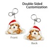Custom Shaped Mini Cotton Pillow Keychain(3''-5'')