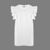 Custom Personalized Puff Sleeve Keyhole Back Dress