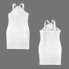 Custom Individualized Halter Neck Sleeveless Bodycon Dress