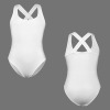Girls' Cross-Back One-Piece Swimsuit