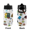 Stainless Steel Kids Water Bottle With Straw (12 oz)