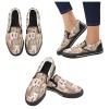 Slip-on Canvas Men's Shoes Model 019(Two Shoes With Different Printing)