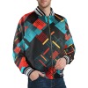 Men's Striped Trim Bomber Jacket