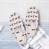 Custom Men's Cotton Non-Slip Warm Slipper