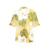 Women's All Over Print Hawaiian Shirt with Merged Design  Model T58