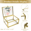 Rectangle Glass Jewelry Box
